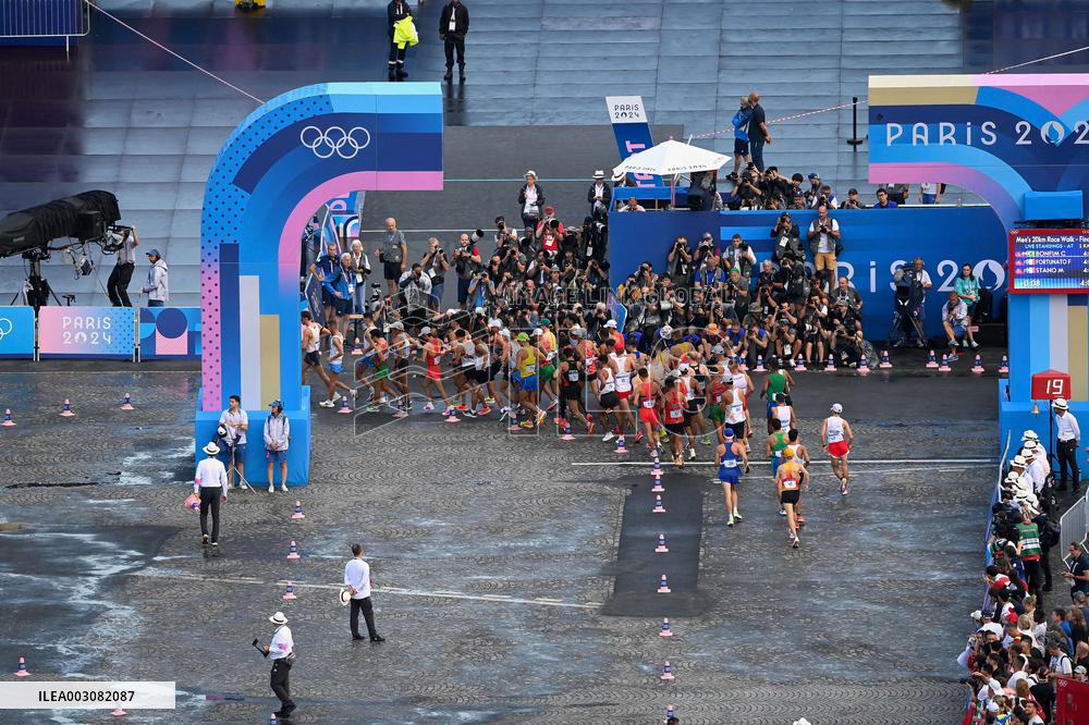 Paris 2024 - Brian Daniel Pintado Takes Gold In Men's 20km Race Walk