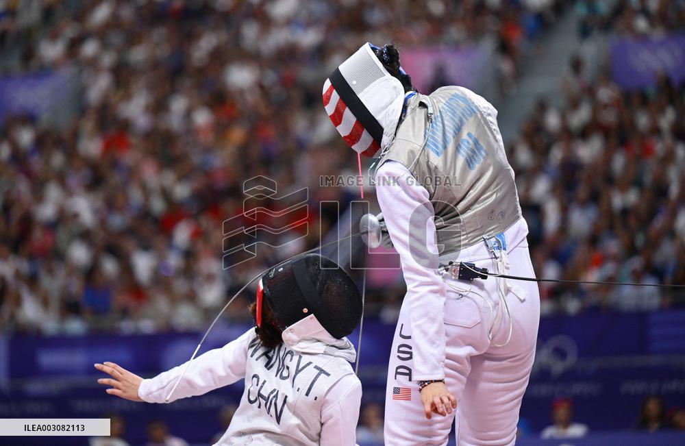(PARIS2024) FRANCE-PARIS-OLY-FENCING