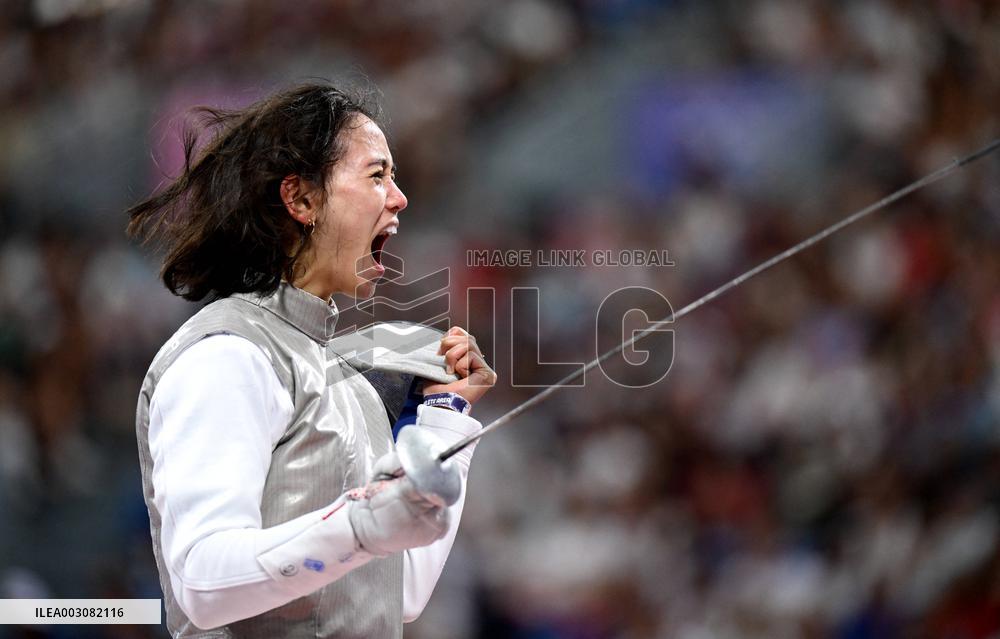 (PARIS2024) FRANCE-PARIS-OLY-FENCING