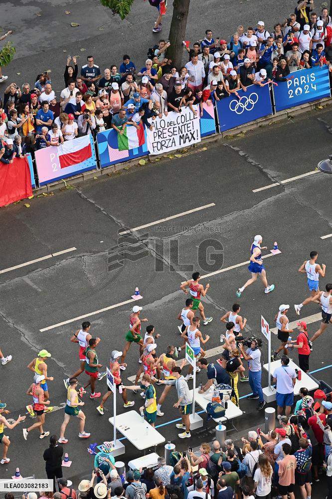 Paris 2024 - Brian Daniel Pintado Takes Gold In Men's 20km Race Walk