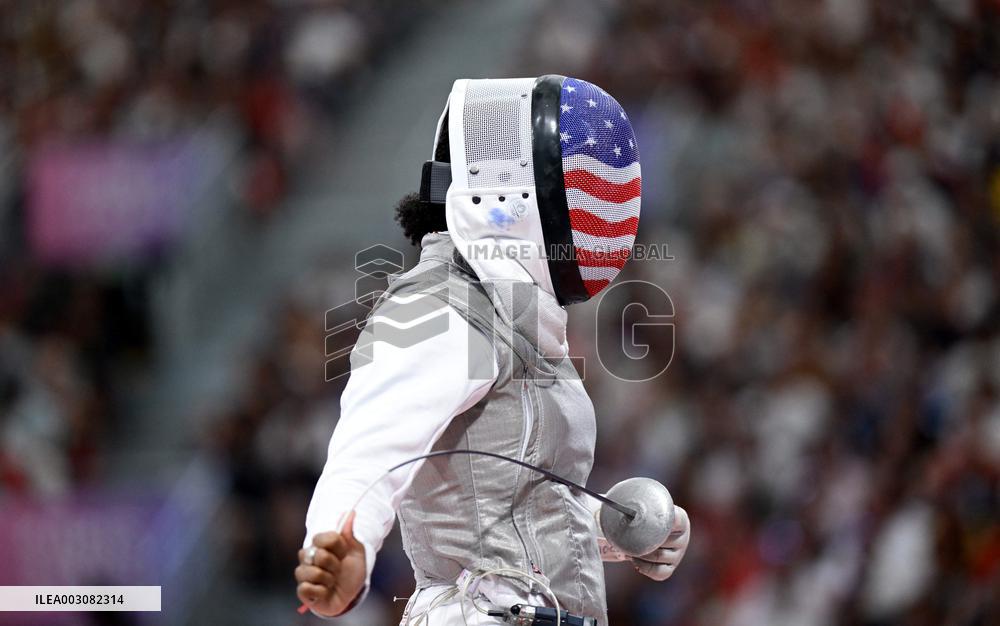 (PARIS2024) FRANCE-PARIS-OLY-FENCING