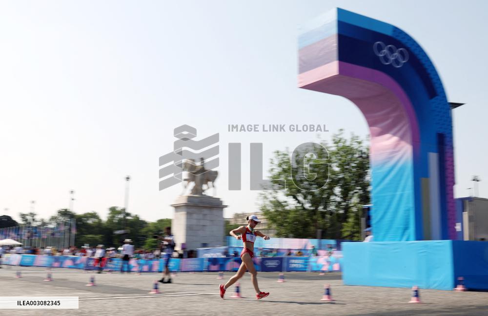 Paris 2024 - Yang Jiayu of China Takes Gold In Women's 20Km Race Walk