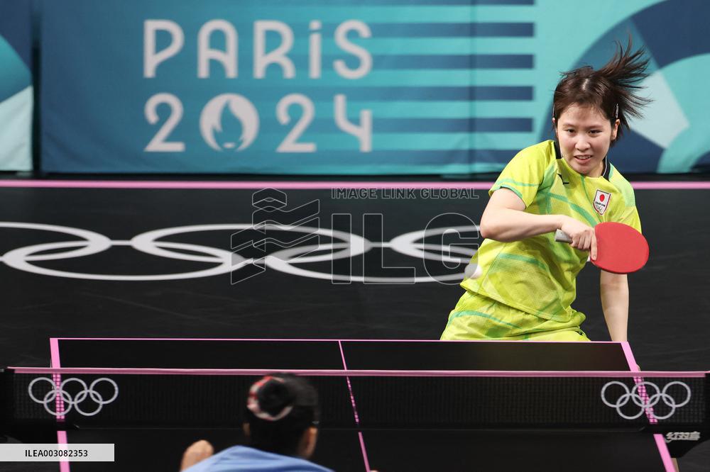 (PARIS2024)FRANCE-PARIS-OLY-TABLE TENNIS