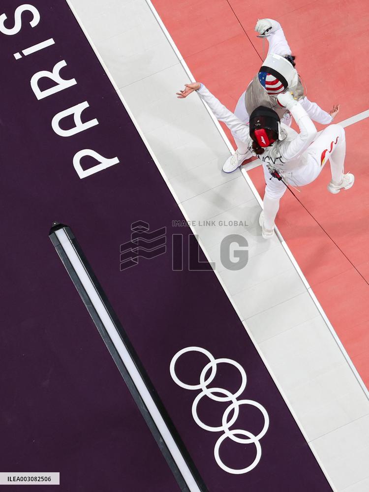 (PARIS2024) FRANCE-PARIS-OLY-FENCING