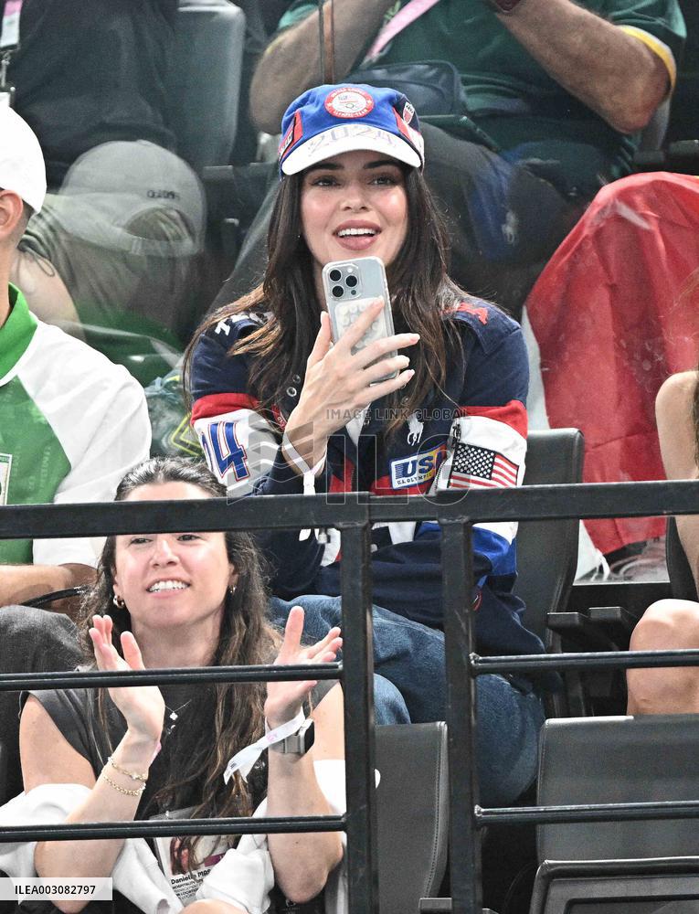 Paris 2024 - Kendall Jenner At Gymnastic