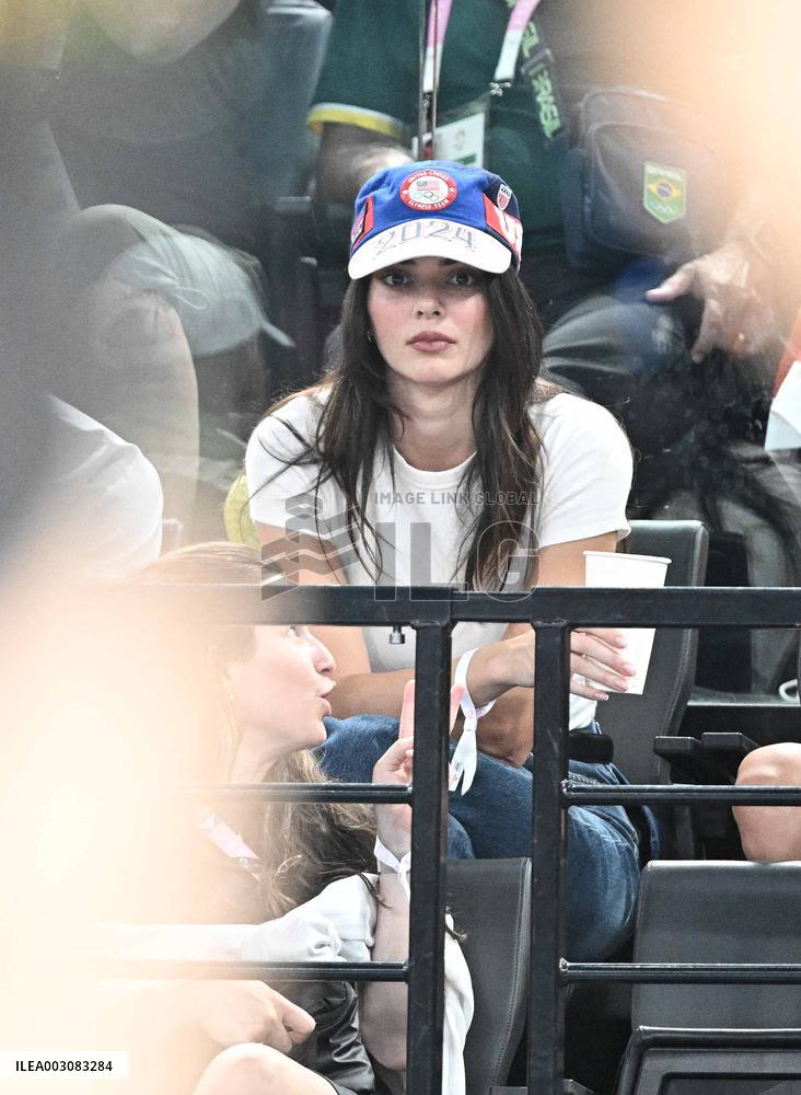 Paris 2024 - Kendall Jenner At Gymnastic