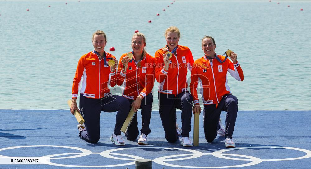 (PARIS2024) FRANCE-VAIRES-SUR-MARNE-OLY-ROWING