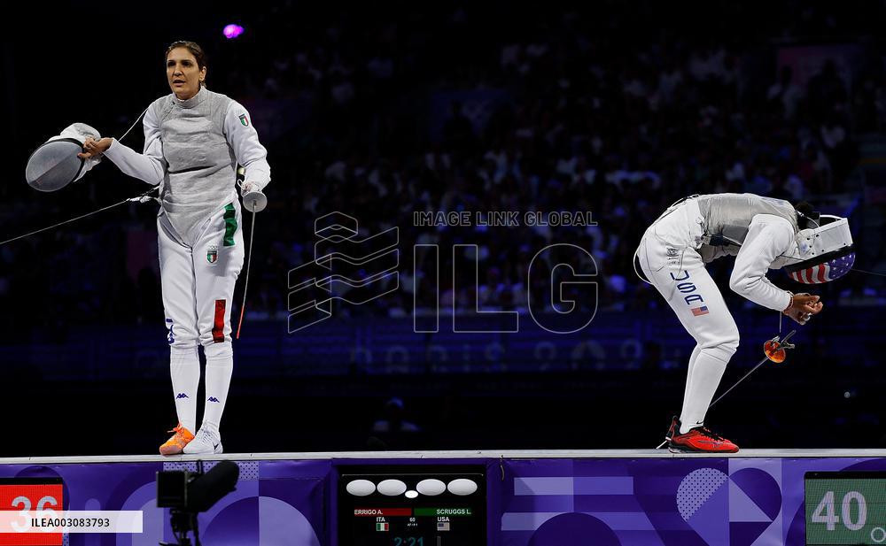 (PARIS2024) FRANCE-PARIS-OLY-FENCING
