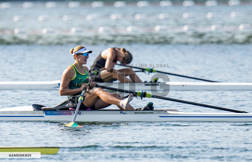 (PARIS2024) FRANCE-VAIRES-SUR-MARNE-OLY-ROWING