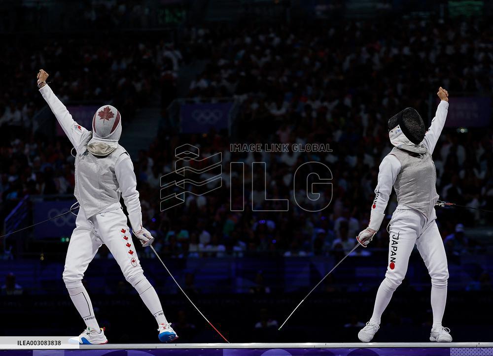 (PARIS2024) FRANCE-PARIS-OLY-FENCING