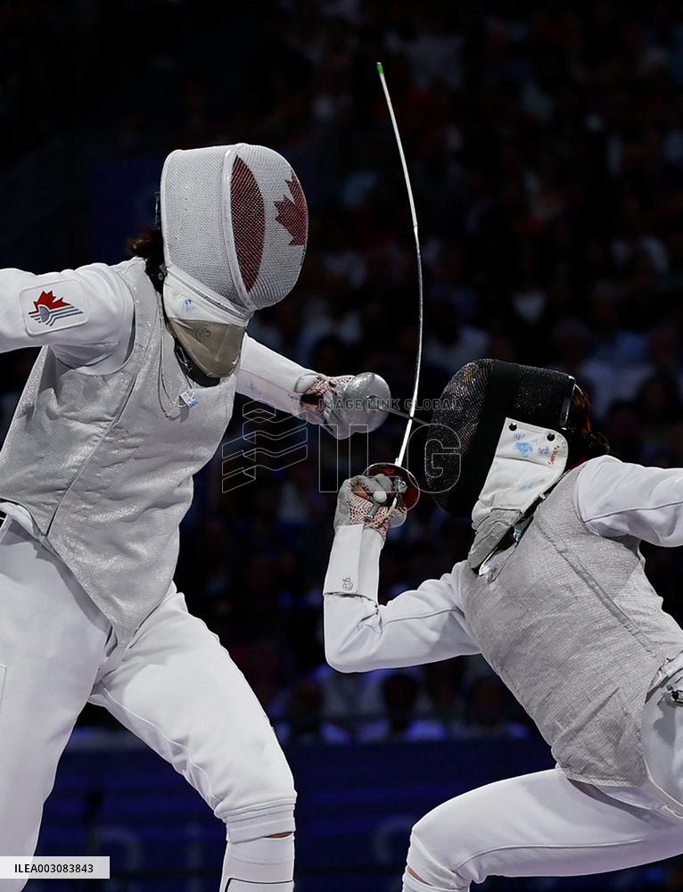 (PARIS2024) FRANCE-PARIS-OLY-FENCING