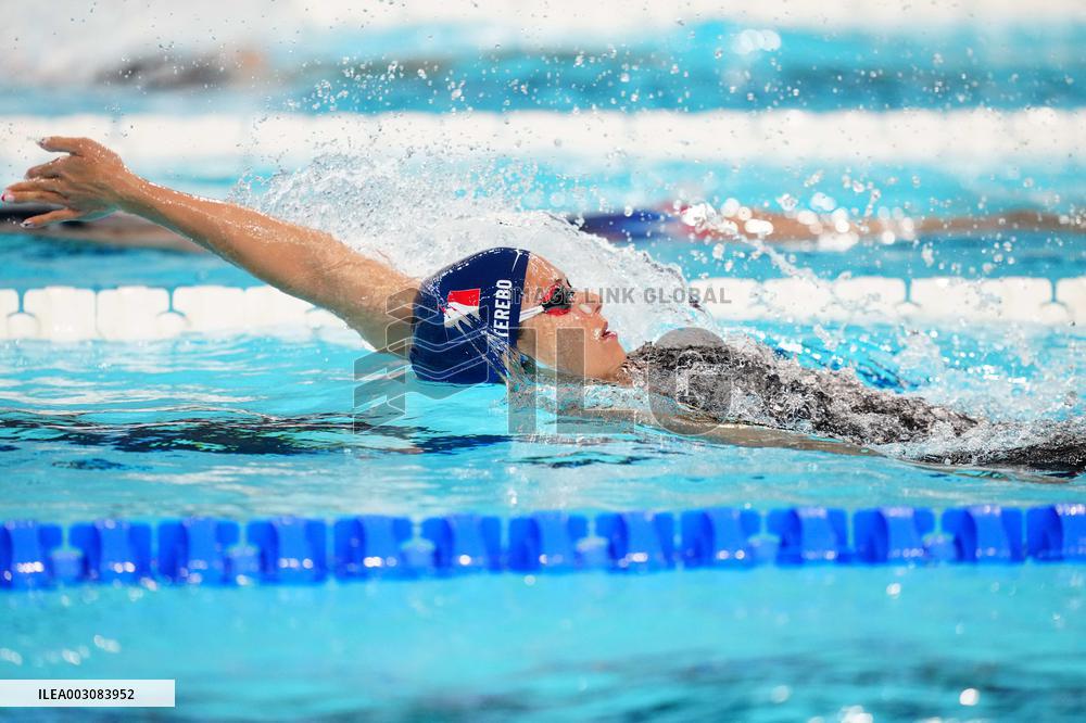 Paris 2024 - 200m Backstroke - Emma Terebo Competing