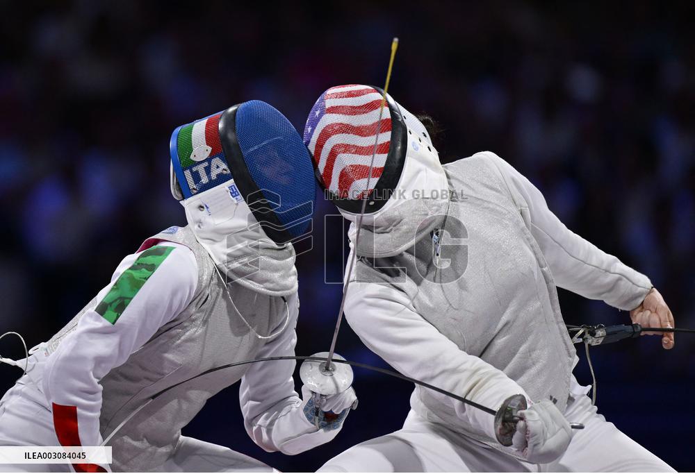 (PARIS2024) FRANCE-PARIS-OLY-FENCING