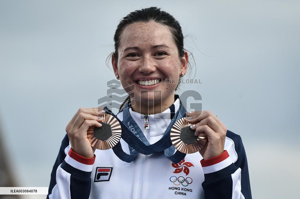 Paris 2024 - Fans welcome medalists at the Parc des Champions in Paris FA