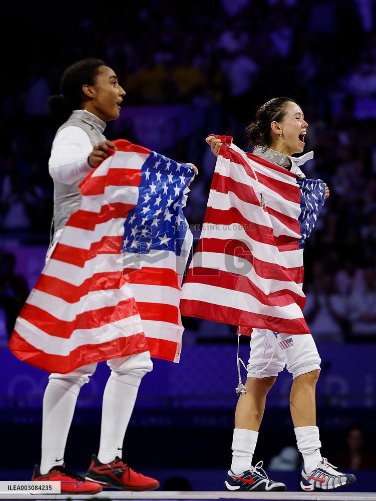 (PARIS2024) FRANCE-PARIS-OLY-FENCING