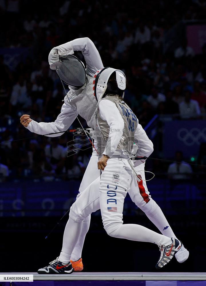 (PARIS2024) FRANCE-PARIS-OLY-FENCING
