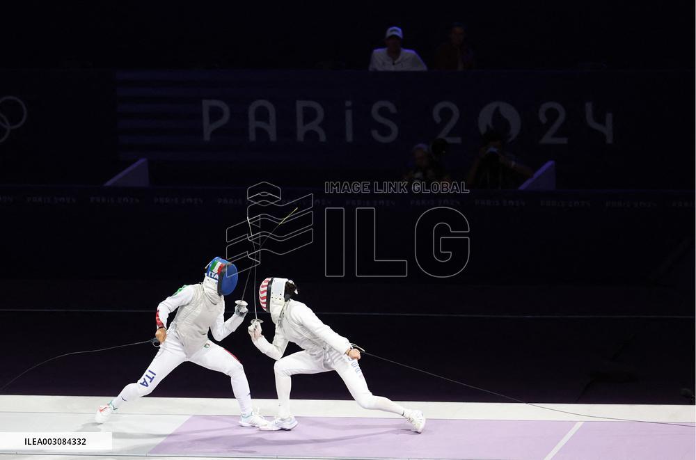 (PARIS2024) FRANCE-PARIS-OLY-FENCING