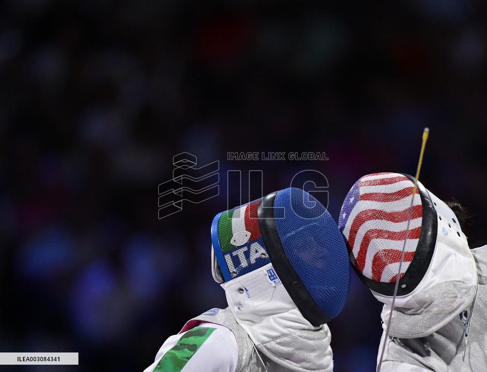 (PARIS2024) FRANCE-PARIS-OLY-FENCING