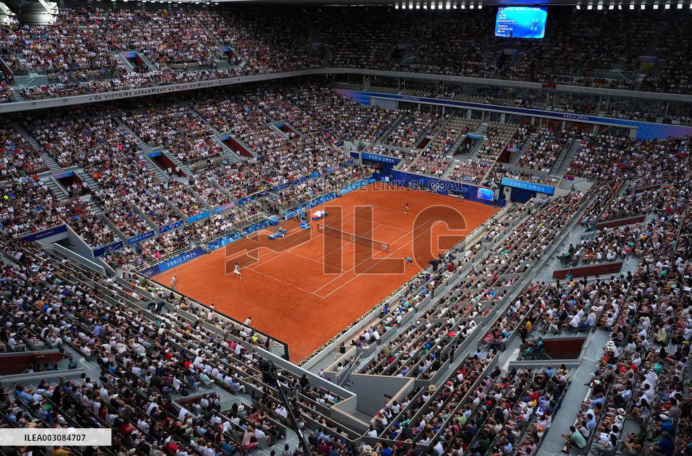 (PARIS2024) FRANCE-PARIS-OLY-TENNIS