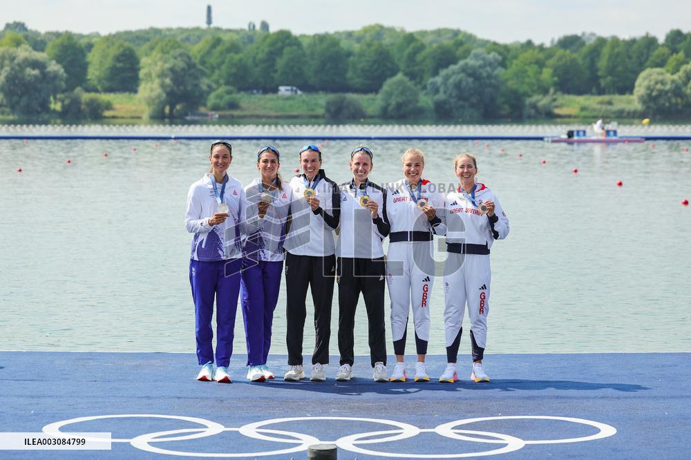 (PARIS2024) FRANCE-VAIRES-SUR-MARNE-OLY-ROWING