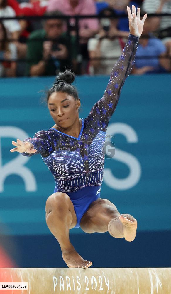 Paris 2024 - Biles Wins All-Around Title For Sixth Olympic Gold