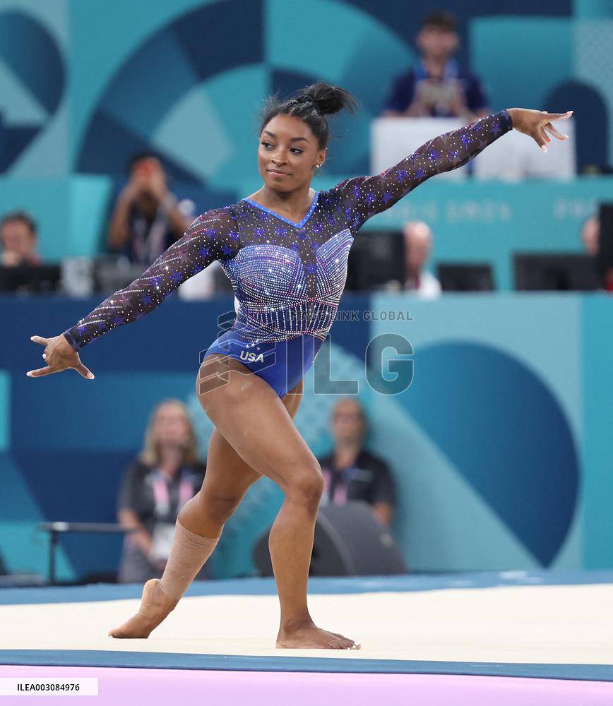Paris 2024 - Biles Wins All-Around Title For Sixth Olympic Gold