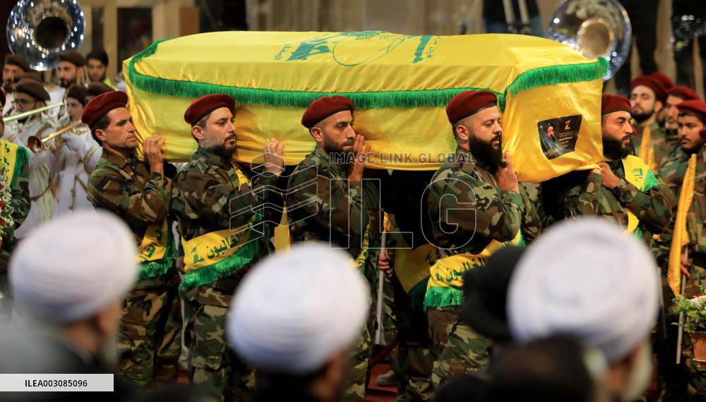 Funeral For Hezbollah Top Commander Fouad Shukur - Beirut