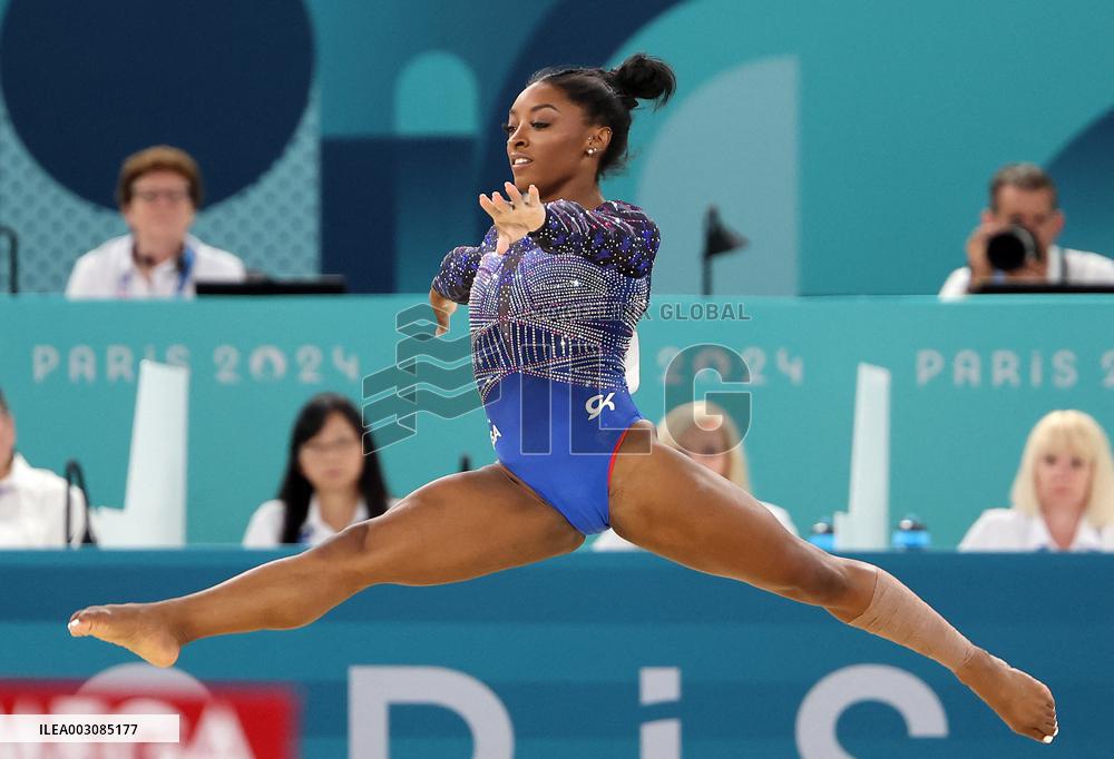 Paris 2024 - Biles Wins All-Around Title For Sixth Olympic Gold