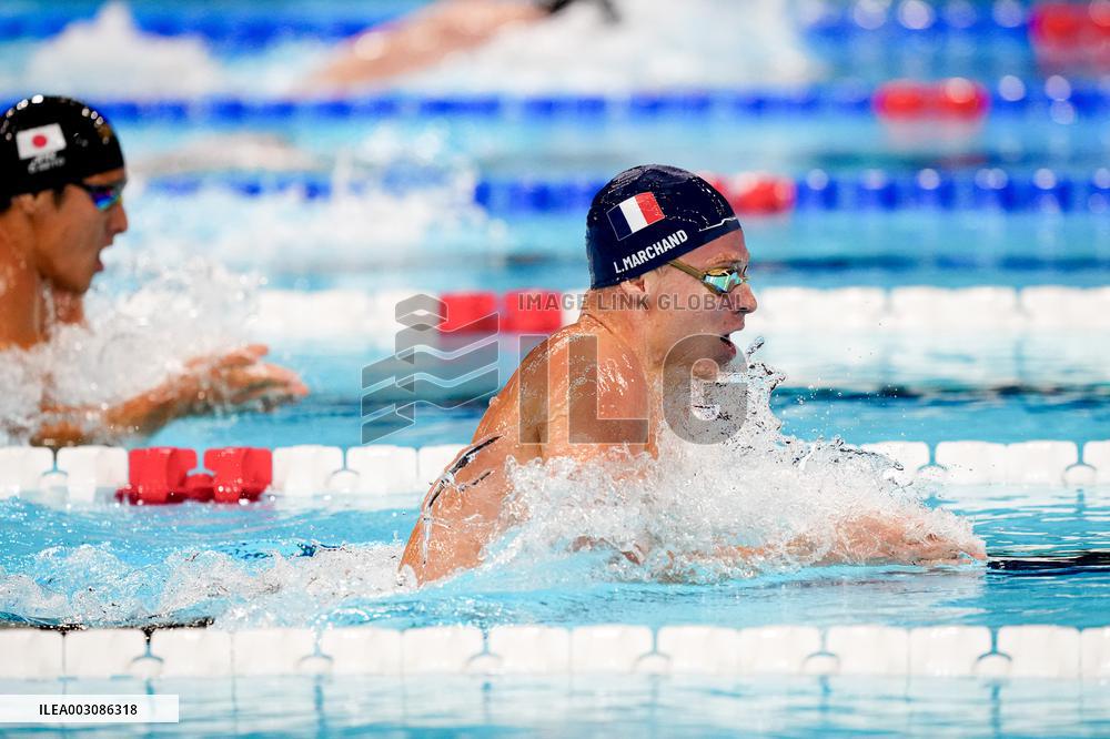 Paris 2024 - Leon Marchand Competes 200m individual Medley