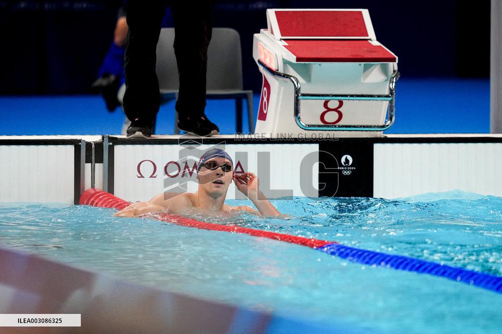 Paris 2024 - Maxime Grousset Competes 50m Freestyle