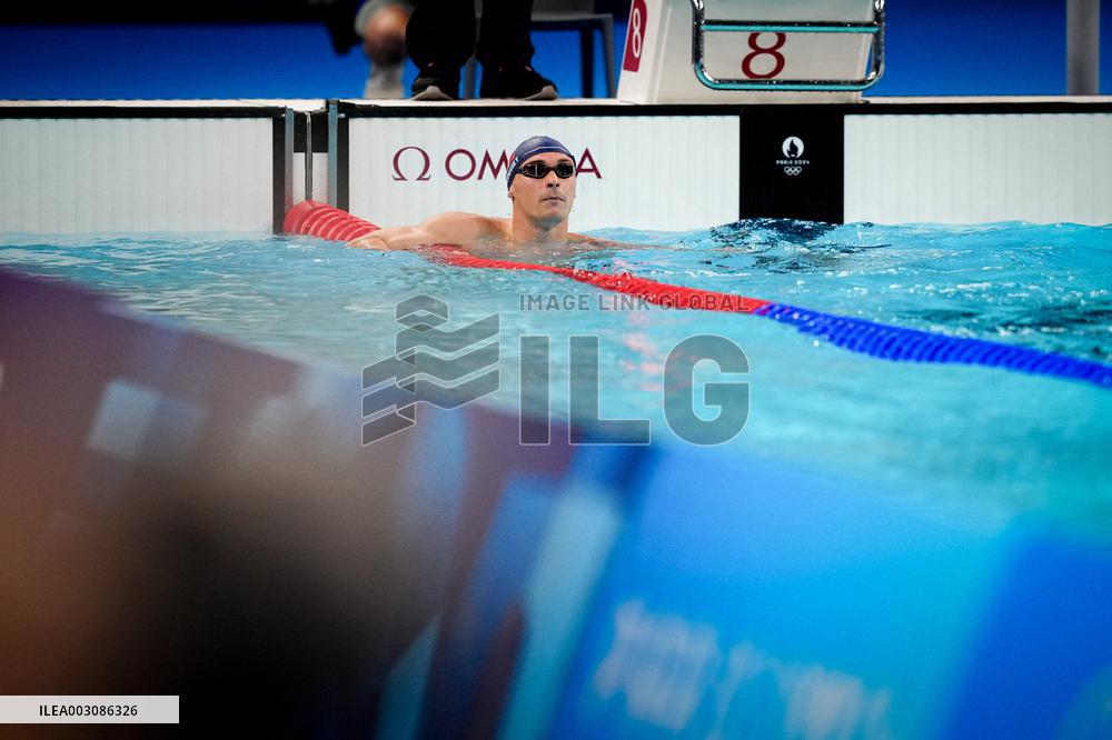 Paris 2024 - Maxime Grousset Competes 50m Freestyle