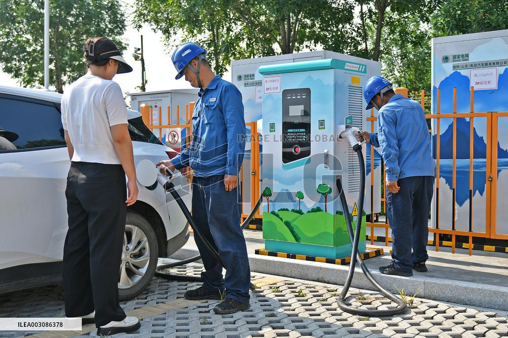 Electric Vehicle Charging Pile