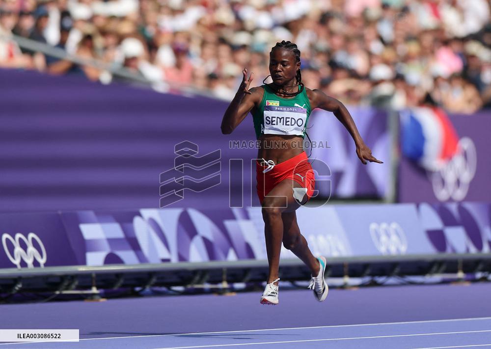 (PARIS2024) FRANCE-PARIS-OLY-ATHLETICS-100M-WOMEN