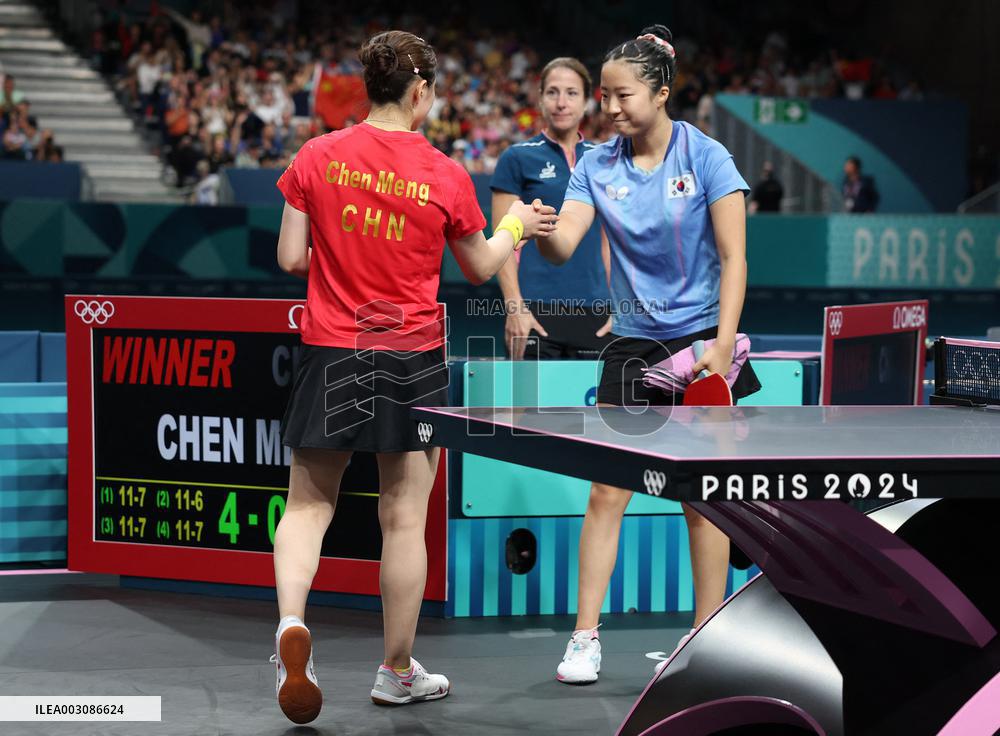(PARIS2024)FRANCE-PARIS-OLY-TABLE TENNIS
