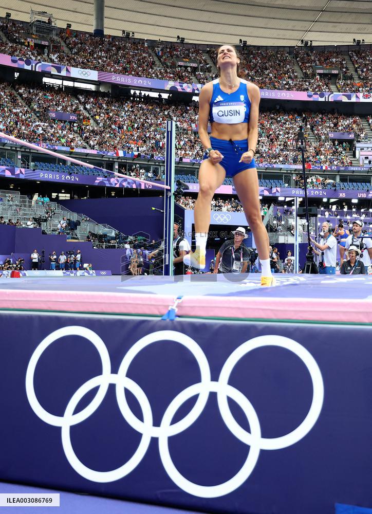 (PARIS2024) FRANCE-PARIS-OLY-ATHLETICS-HIGH JUMP-WOMEN