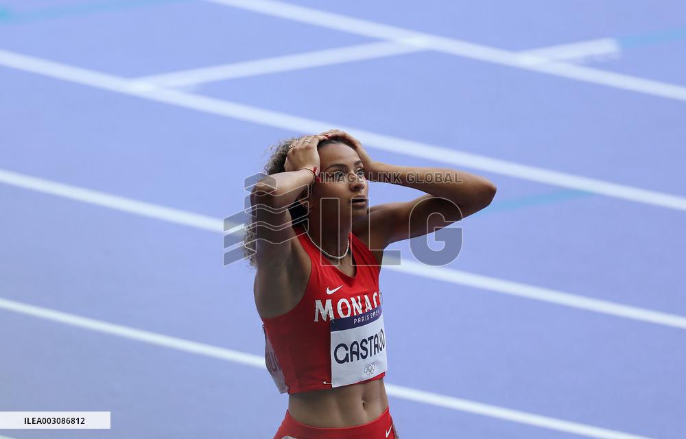 (PARIS2024) FRANCE-PARIS-OLY-ATHLETICS-100M-WOMEN