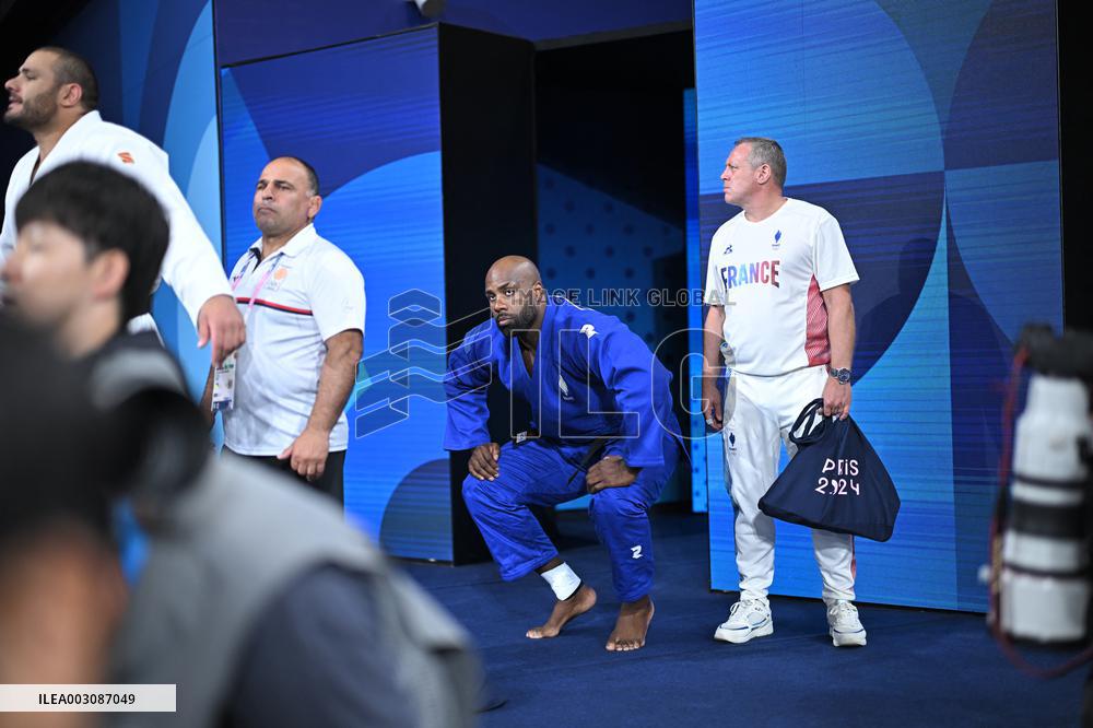 Paris 2024 - Teddy Riner Quarter Final In The Men + 100Kg
