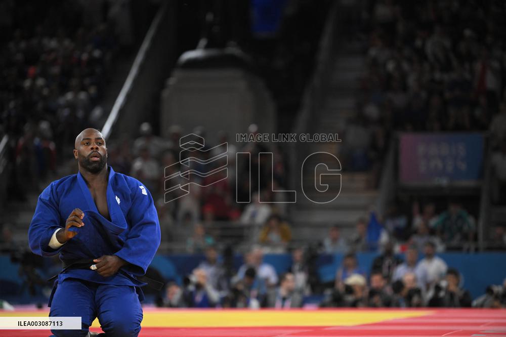 Paris 2024 - Teddy Riner Preliminaries Round Of 8  In The Men's +100kg
