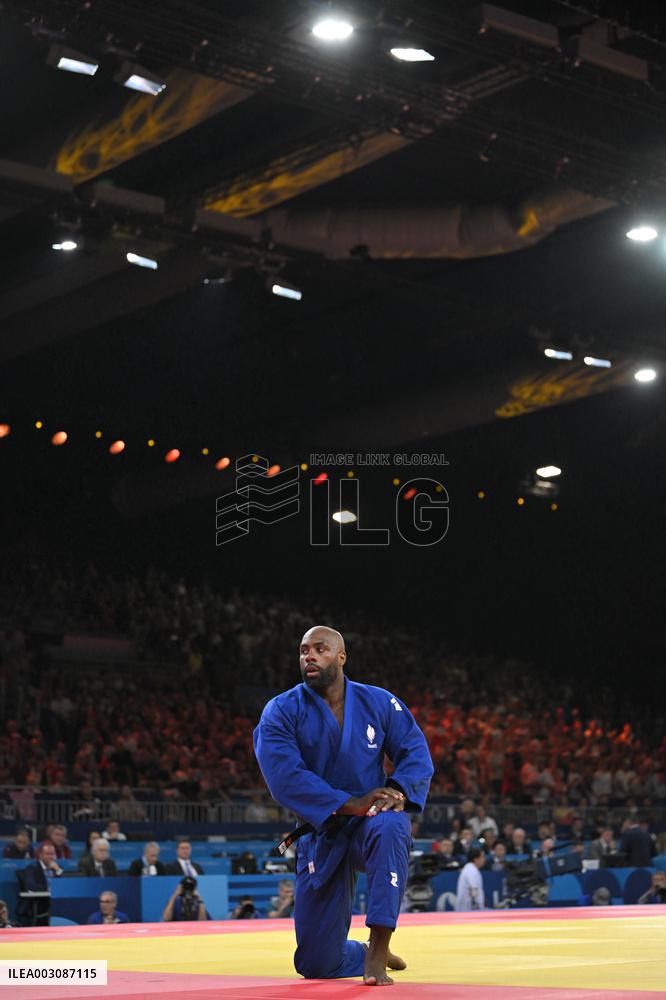 Paris 2024 - Teddy Riner Preliminaries Round Of 8  In The Men's +100kg