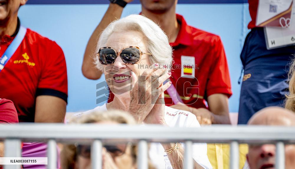 Paris 2024 - Princess Benedikte Attends Rowing Medal Ceremony