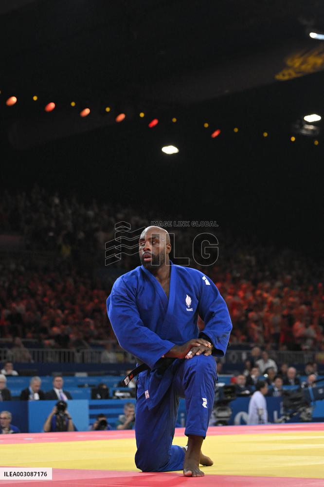 Paris 2024 - Teddy Riner Preliminaries Round Of 8  In The Men's +100kg