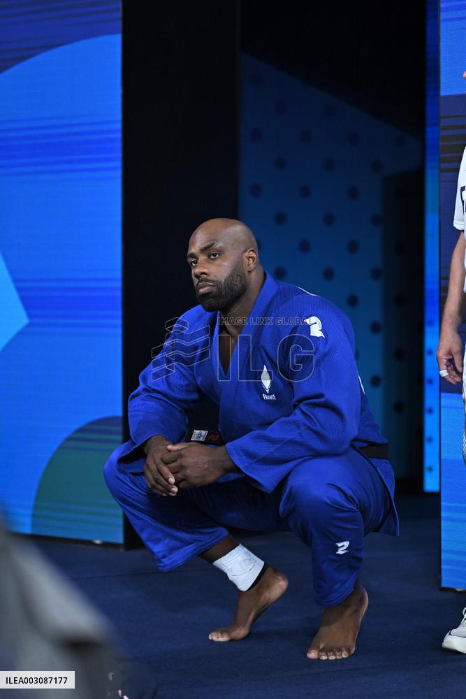 Paris 2024 - Teddy Riner Quarter Final In The Men + 100Kg