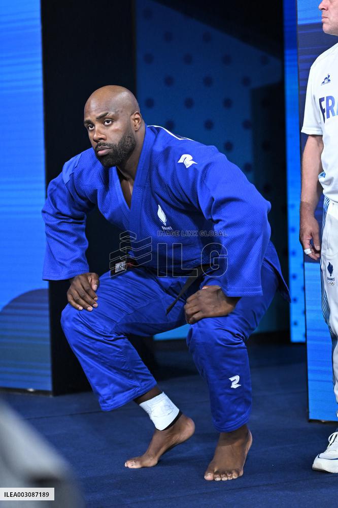 Paris 2024 - Teddy Riner Quarter Final In The Men + 100Kg