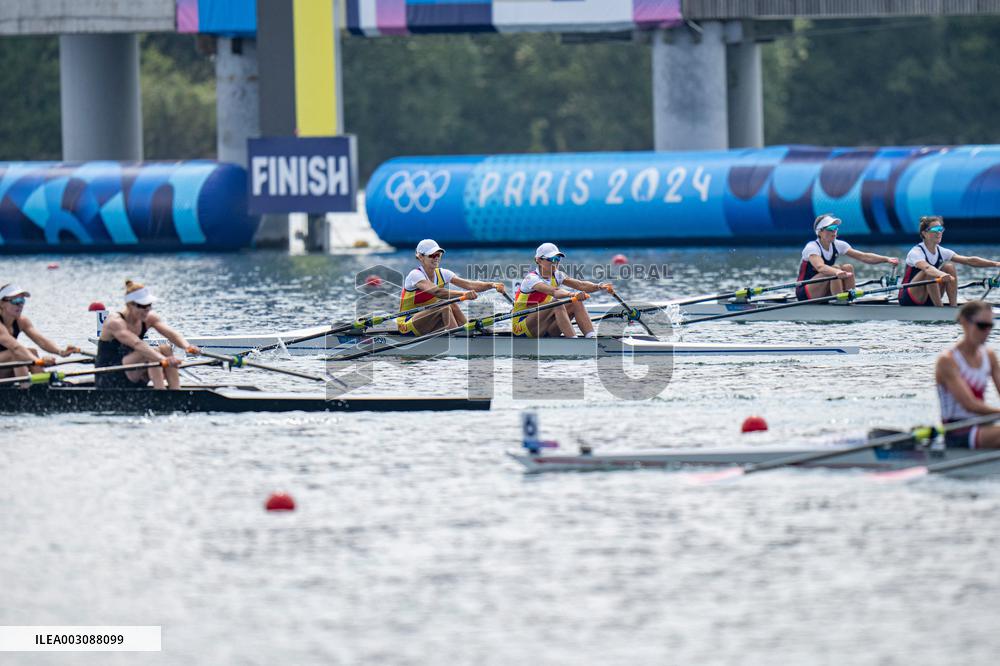 (PARIS2024) FRANCE-VAIRES-SUR-MARNE-OLY-ROWING