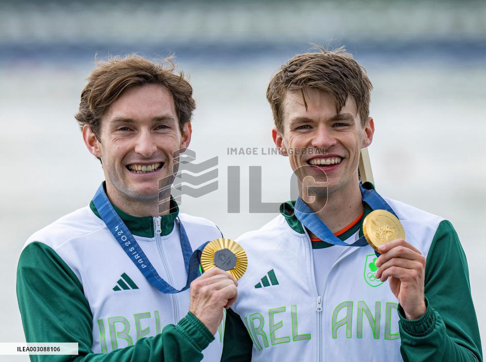 (PARIS2024) FRANCE-VAIRES-SUR-MARNE-OLY-ROWING
