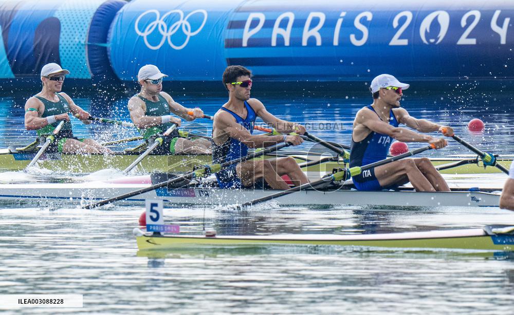 (PARIS2024) FRANCE-VAIRES-SUR-MARNE-OLY-ROWING