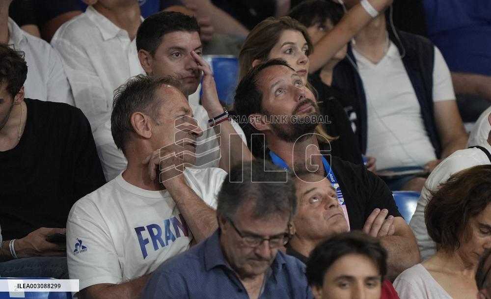 Paris 2024 - Thomas Pesquet In The Stands