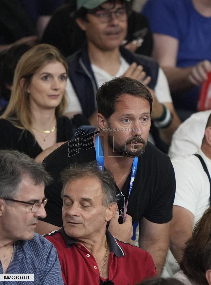 Paris 2024 - Thomas Pesquet In The Stands