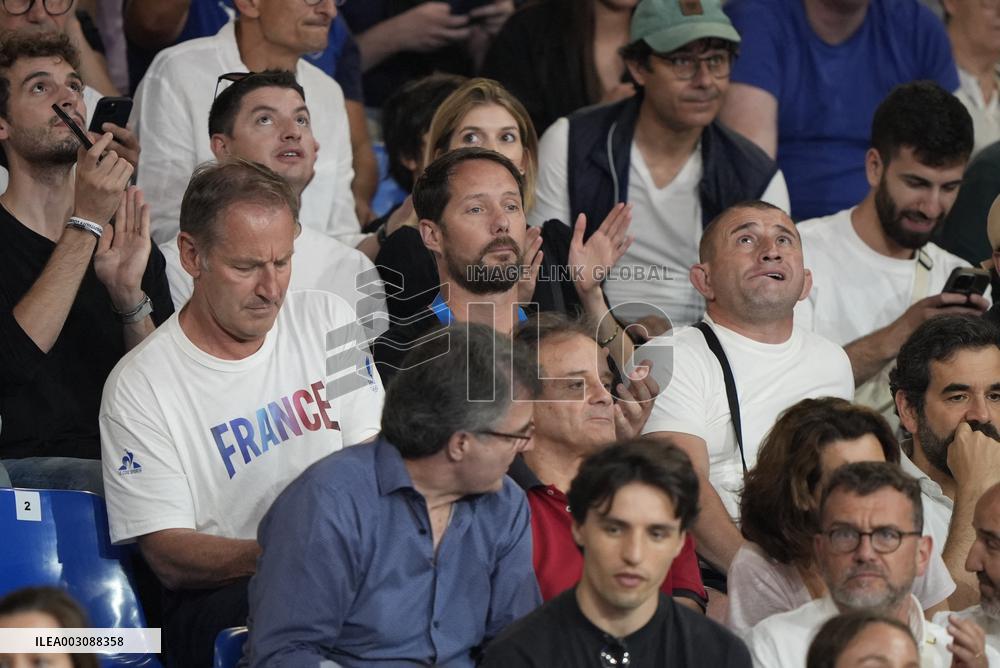 Paris 2024 - Thomas Pesquet In The Stands