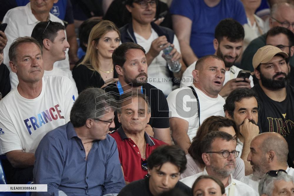 Paris 2024 - Thomas Pesquet In The Stands
